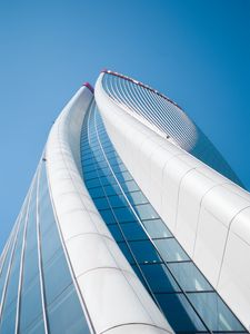 Preview wallpaper building, skyscraper, architecture, modern, minimalism