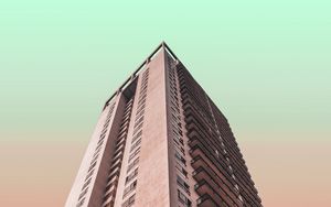 Preview wallpaper building, skyscraper, architecture, minimalism