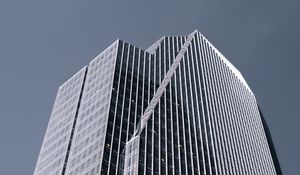 Preview wallpaper building, skyscraper, architecture, bottom view