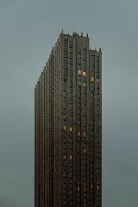 Preview wallpaper building, skyscraper, architecture, facade, minimalism