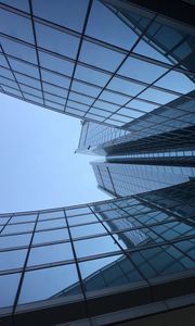 Preview wallpaper building, skyscraper, architecture, glass, reflection