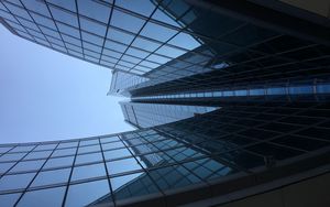 Preview wallpaper building, skyscraper, architecture, glass, reflection