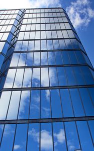 Preview wallpaper building, skyscraper, architecture, glass, reflection, blue