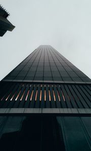 Preview wallpaper building, skyscraper, black, facade, architecture