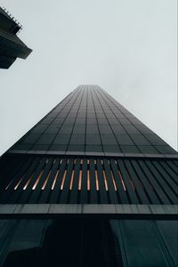 Preview wallpaper building, skyscraper, black, facade, architecture
