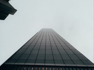 Preview wallpaper building, skyscraper, black, facade, architecture