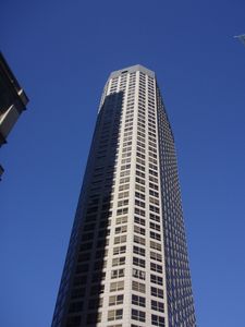 Preview wallpaper building, skyscraper, facade, sky