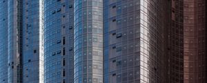 Preview wallpaper building, skyscraper, glass, facade