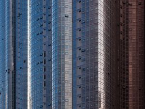 Preview wallpaper building, skyscraper, glass, facade