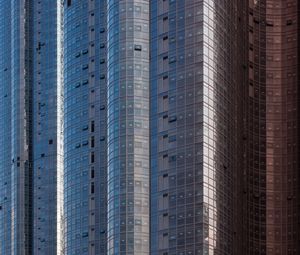 Preview wallpaper building, skyscraper, glass, facade