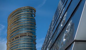 Preview wallpaper building, skyscraper, glass, architecture