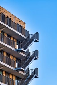 Preview wallpaper building, stairs, floors, architecture, sky