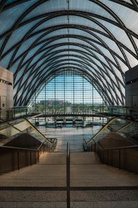 Preview wallpaper building, station, stairs, architecture