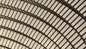 Preview wallpaper building, structure, architecture, roof, bottom view
