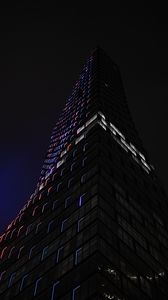 Preview wallpaper building, tower, architecture, dark, night