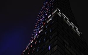 Preview wallpaper building, tower, architecture, dark, night