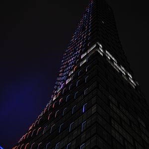 Preview wallpaper building, tower, architecture, dark, night