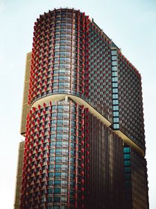 Preview wallpaper building, tower, architecture, design, red