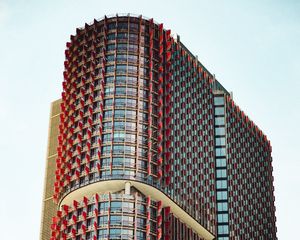 Preview wallpaper building, tower, architecture, design, red