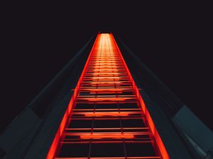 Preview wallpaper building, tower, backlight, architecture, modern