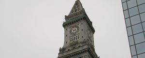 Preview wallpaper building, tower, chapel, architecture, city, boston