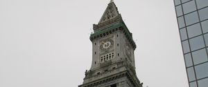 Preview wallpaper building, tower, chapel, architecture, city, boston