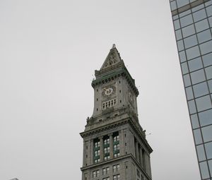 Preview wallpaper building, tower, chapel, architecture, city, boston