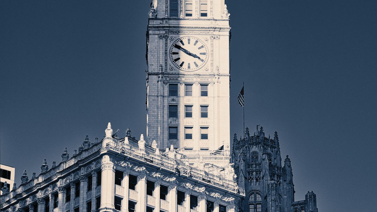 Wallpaper building, tower, clock, architecture