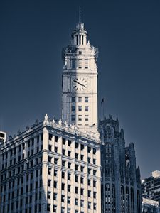 Preview wallpaper building, tower, clock, architecture