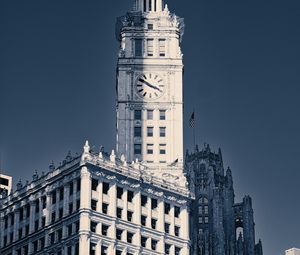 Preview wallpaper building, tower, clock, architecture