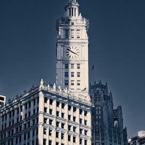 Preview wallpaper building, tower, clock, architecture