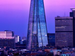 Preview wallpaper building, tower, glass, skyscraper, architecture, city