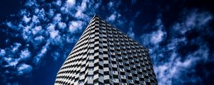 Preview wallpaper building, tower, sky, architecture, city, modern, tirana, albania