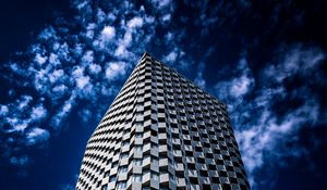 Preview wallpaper building, tower, sky, architecture, city, modern, tirana, albania