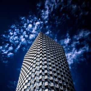 Preview wallpaper building, tower, sky, architecture, city, modern, tirana, albania