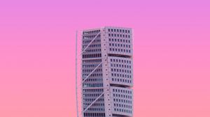 Preview wallpaper building, tower, skyscraper, architecture, minimalism