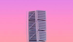Preview wallpaper building, tower, skyscraper, architecture, minimalism