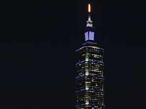 Preview wallpaper building, tower, skyscraper, architecture, dark