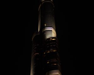 Preview wallpaper building, tower, skyscraper, architecture, night