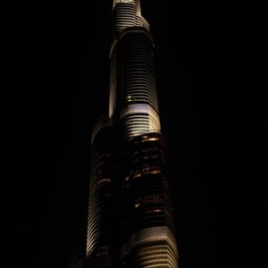 Preview wallpaper building, tower, skyscraper, architecture, night