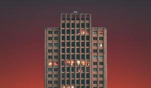 Preview wallpaper building, tower, skyscraper, minimalism, architecture