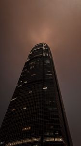 Preview wallpaper building, tower, skyscraper, night
