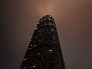 Preview wallpaper building, tower, skyscraper, night