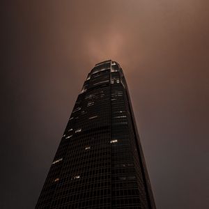Preview wallpaper building, tower, skyscraper, night