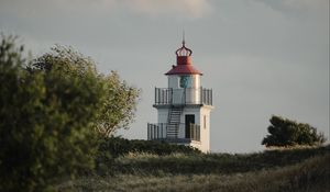 Preview wallpaper building, tower, trees, landscape
