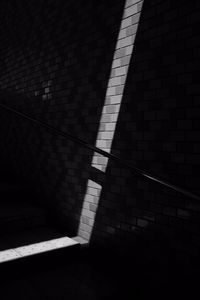 Preview wallpaper building, wall, bw, light, shadow