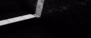 Preview wallpaper building, wall, bw, light, shadow