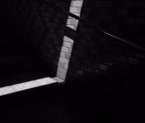 Preview wallpaper building, wall, bw, light, shadow