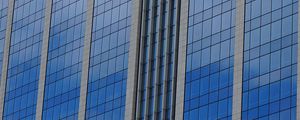Preview wallpaper building, wall, facade, glass