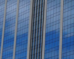 Preview wallpaper building, wall, facade, glass